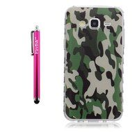 J7 Case, Firefish Colorful Pattern TPU Durable Soft TPU Back [Soft-Flex] [Shock Absorption Technology] Case for... N112