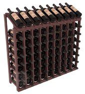 Wine Racks America Ponderosa Pine 9 Column 8 Row Display Top Kit. 13 Stains to Choose From! N12