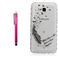 J7 Case, Firefish Colorful Pattern TPU Durable Soft TPU Back [Soft-Flex] [Shock Absorption Technology] Case for... N123