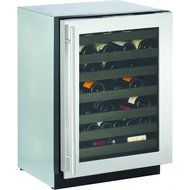 43 Bottle Dual Zone Wine Refrigerator Hinge Location: Left, Finish: Stainless Steel