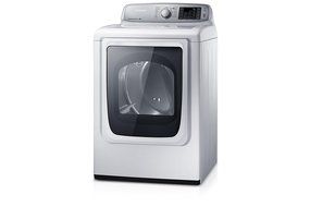 Samsung DV50F9A6GVW Gas Front Load Dryer with Steam Dry, 7.4 Cubic Feet, Neat White N2