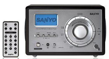 Sanyo R227 WiFi Internet Radio (Black) (Discontinued by Manufacturer)