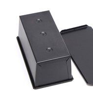 Rectangle Nonstick Box Loaf Tin Kitchen Pastry Bread Cake Baking Pan Bakeware 8-inch x 4-inch Loaf Pan, Black N6