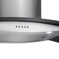 FIREBIRD 36" Kitchen Wall Mount Touch Panel Stainless Steel Ductless Range Hood Stove Vents LED Touch Panel N6