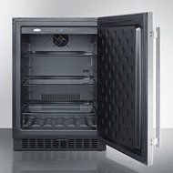 Summit SPR627OSCSS 24" Built In/Freestanding Outdoor Refrigerator with Fully Finished Cabinet Factory Installed... N2