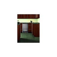 Summit SWC525LBISH: 20" wide wine cellar for built-in use, with lock, digital thermostat and full-length towel...
