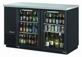 Turbo Air TBB-2SG 58in 2 Glass Door Back Bar Cooler