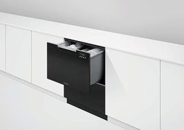 Fisher Paykel DD24DCTB9 24" Drawers Semi-Integrated Dishwasher in Black