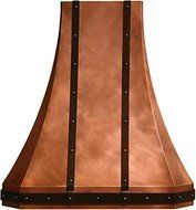 Custom Copper Wall Hood (dark, 30") N2