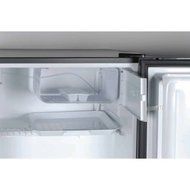 Haier 1.7-cu. ft. Refrigerator, Black / 2-liter bottle door storage, Half-width freezer compartment N3