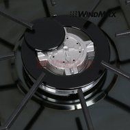WindMax&reg; 34" Black Titanium Stainless Steel 5 Burner Built-In Stoves Gas Cooktop Cooker N2
