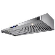 AKDY&reg; 54" Dual Motor Under Cabinet Touch Screen Display Stainless Steel Powerful Kitchen Cooking Vent Range Hood N6