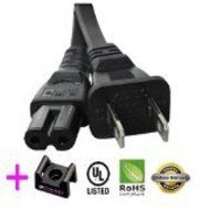 2 Prong AC Power Cord for HP Officejet Pro 8600 Plus e-All-In-One Inkjet Printer - 10ft &hellip;
