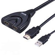 Tendak HDMI Splitter 1 in 2 out HDMI Splitter Amplifier for Dual Display Support Ultra HD 4K x 2K, 3D, Full HD... N11