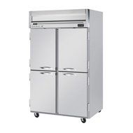 Beverage-Air HFP2-1HS Horizon Series Two Section Solid Half Door Reach-In Freezer 49 cu.ft. Capacity Stainless...