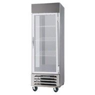 Beverage-Air HBF12-1-G 21&quot; Horizon Series One Section Glass Door Reach-In Freezer 12 cu.ft. Capacity Stainless...