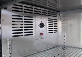 Kegco Commercial Back Bar Cooler Refrigerator with Three Glass Doors N2