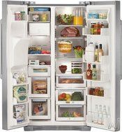 Electrolux Wave-Touch EW23SS65HS 22.5 cu. ft. Side by Side Refrigerator Stainless Steel N2