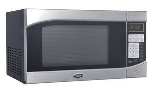 Oster OGH6901 0.9 Cubic Feet 900-Watt Countertop Digital Microwave Oven, Stainless Steel/Black