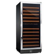 KingsBottle 50 Bottle Dual Zone Wine Cooler, Black N14