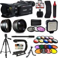 Canon XA35 HD Professional Video Camcorder + Mega Accessory Kit with Macro and Telephoto Lenses + Filters + LED...