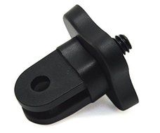 ProGear Black Tripod Adapter With Mounts And 3 Way Pivot Arm Bundle For GoPro Hero 4/3+/3/2/1 Converts 1/4 inch N2