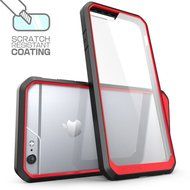 iPhone 6 6S TPU Case,TYoung(TM) 2 in 1 Set Soft TPU Flexible Silicone Frame + Transparent Clear Hard PC Back [... N33