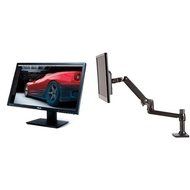 ASUS PB278Q 27&quot; WQHD 2560x1440 PLS/ IPS &amp; AmazonBasics Single Monitor Display Mounting Arm...