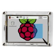 OSOYOO Raspberry Pi 3 3.5&rdquo; LCD Touch Screen Display Monitor + Clear Case + 2PCS Cooling Heat... N16