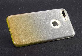 iPhone 7 2016 Bling Case,IKASEFU Creative 3 Layer Glitter Skin+Tpu+PC Glorious Silicone Bumper Case Cover for... N33