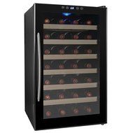 AKDY&reg; 28 Bottle Single Zone Thermoelectric Stainless Steel Freestanding Wine Cooler Cellar Chiller Refrigerator... N23
