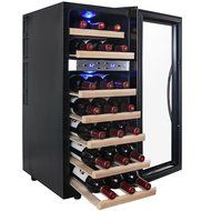 AKDY&reg; 28 Bottle Single Zone Thermoelectric Stainless Steel Freestanding Wine Cooler Cellar Chiller Refrigerator... N29