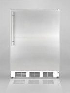 Summit FF7SSHVADA: ADA compliant commercial all-refrigerator for freestanding use, with white cabinet, stainless... N4