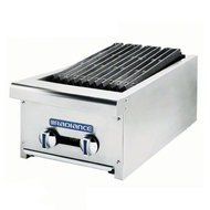 Turbo Air TARB-12 Char-Broiler 12 Wide x 21 Front to Back Countertop Radiant Gas 15 000 BTU Every 6 Manual Controls...
