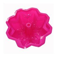 X-Haibei Fancy Bundt Cake Pan Chocolate Ice Cream Bakeware Silicone Mold 8.5inch