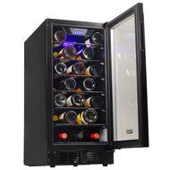 Koldfront 30 Bottle Built-In Single Zone Wine Cooler - Black