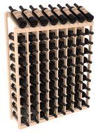 Wine Racks America Ponderosa Pine 8 Column 10 Row Display Top Kit. 13 Stains to Choose From! N3