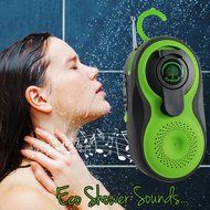 NEW Re-Wind Wind-up Splashproof AM/FM Bathroom Shower Radio - Ideal Accessory for the Bathroom or Outdoor use,... N2