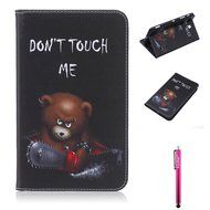 Galaxy Tab 4 10.1 Case, High Quality PU Leather Wallet Case [Card Slots] Damage Resistance and Kickstand Feature... N129