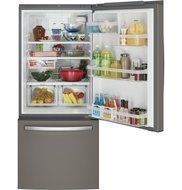 GE Slate Bottom Freezer Refrigerator N3