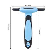 RioRand Deshedding Tool &amp; Pet Grooming Tool for Small, Medium &amp; Large Dogs + Cats, with Short to Long Hair N6