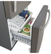 GE Slate Bottom Freezer Refrigerator N5
