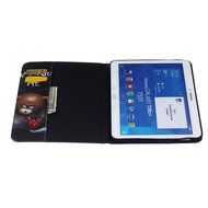 Galaxy Tab 4 10.1 Case, High Quality PU Leather Wallet Case [Card Slots] Damage Resistance and Kickstand Feature... N135