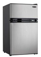 Danby DCR031B1BSLDD 3.1 cu. ft. 2 Door Compact Refrigerator, Steel N3