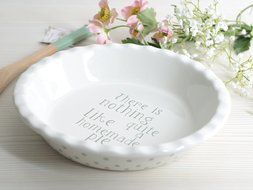 Creative Tops 10-inch Katie Alice Cottage Flower Shabby Chic Stoneware Pie Dish, Multi-Colour N2