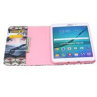 Galaxy Tab 4 10.1 Case, High Quality PU Leather Wallet Case [Card Slots] Damage Resistance and Kickstand Feature... N168