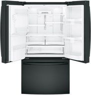 GE Black French-Door Bottom Freezer Refrigerator N5