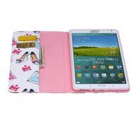 Galaxy Tab 4 10.1 Case, High Quality PU Leather Wallet Case [Card Slots] Damage Resistance and Kickstand Feature... N170