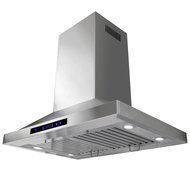 FIREBIRD New 30" European Style island Mount Stainless Steel Range Hood Vent W/Touch Button Control FBGV-2009-30 N4