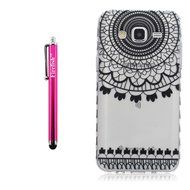 J7 Case, Firefish Colorful Pattern TPU Durable Soft TPU Back [Soft-Flex] [Shock Absorption Technology] Case for... N140